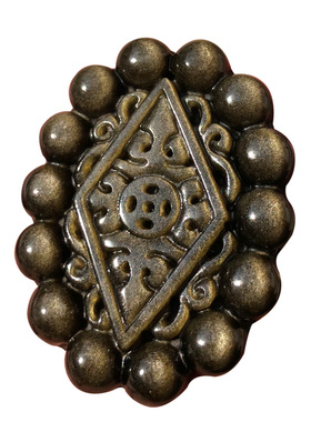 天然黑曜石轮轮转吊坠男女项链挂件送证书