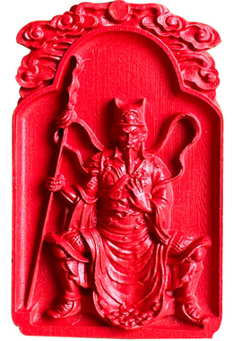 真品中国红朱砂吴遂大将军吊坠男女本年星君化解随身牌子平安结缘