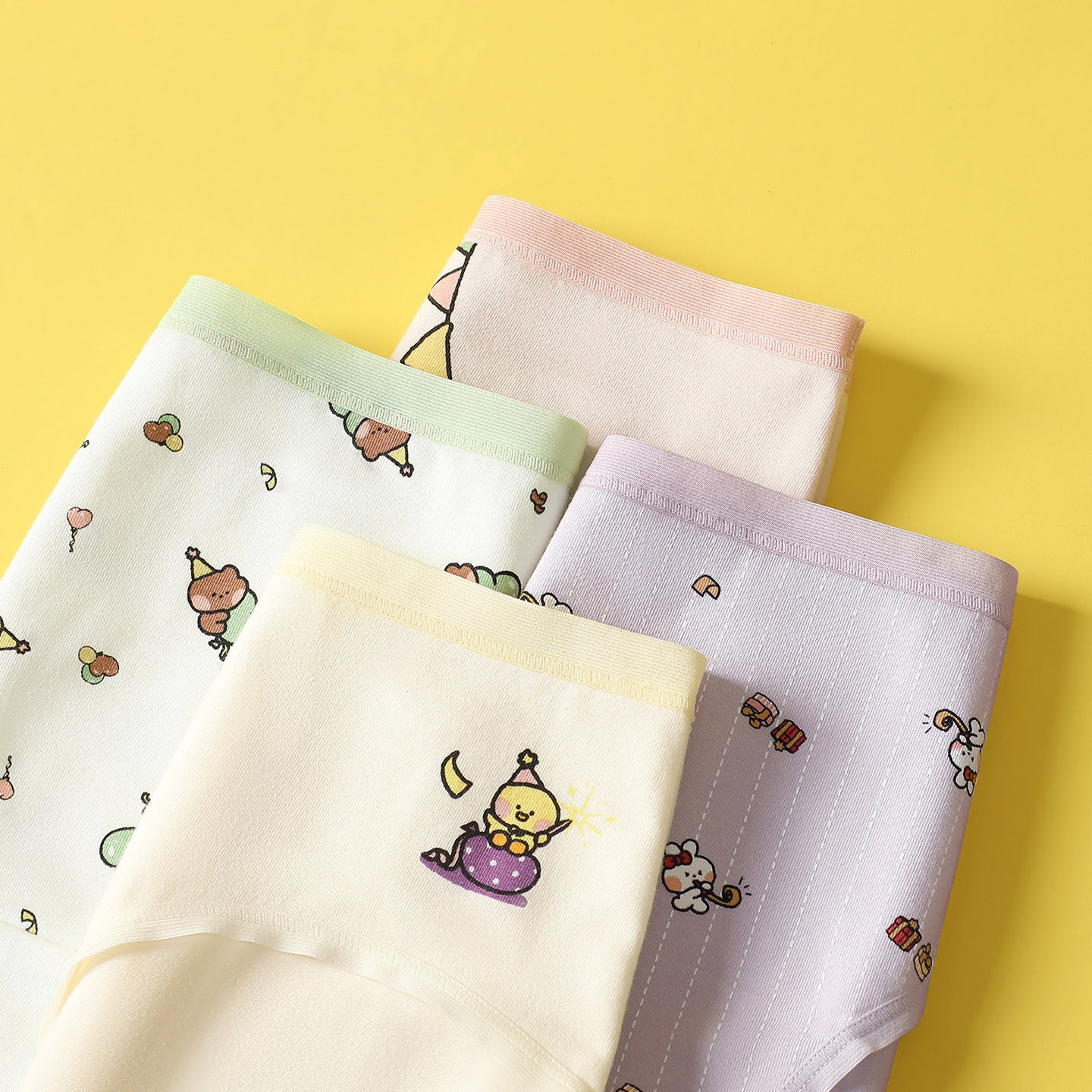 芬腾可安布朗熊联名纯棉少女内裤10A抑菌卡通可爱三角短裤女士,淘宝优惠券,粉丝福利购,淘宝优惠卷