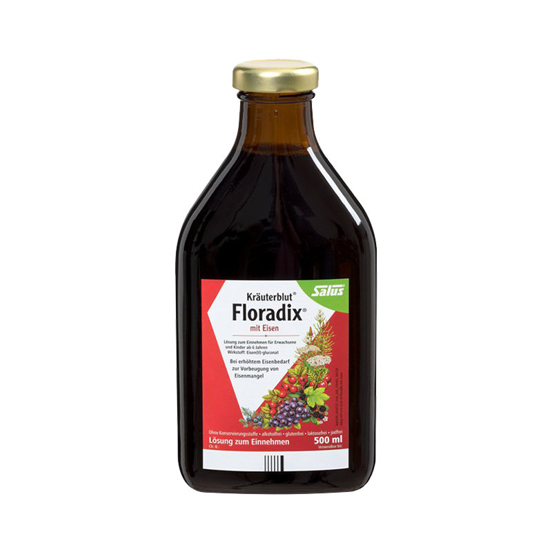 麦德龙Salus莎露斯德国铁元气血液体补铁剂孕妇补铁女红铁500ml*2_虎窝淘