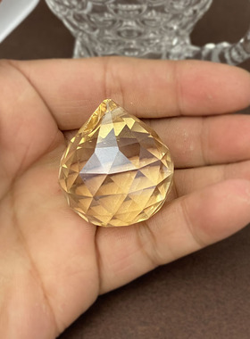 diy水晶吊坠玻璃珠帘灯饰球
