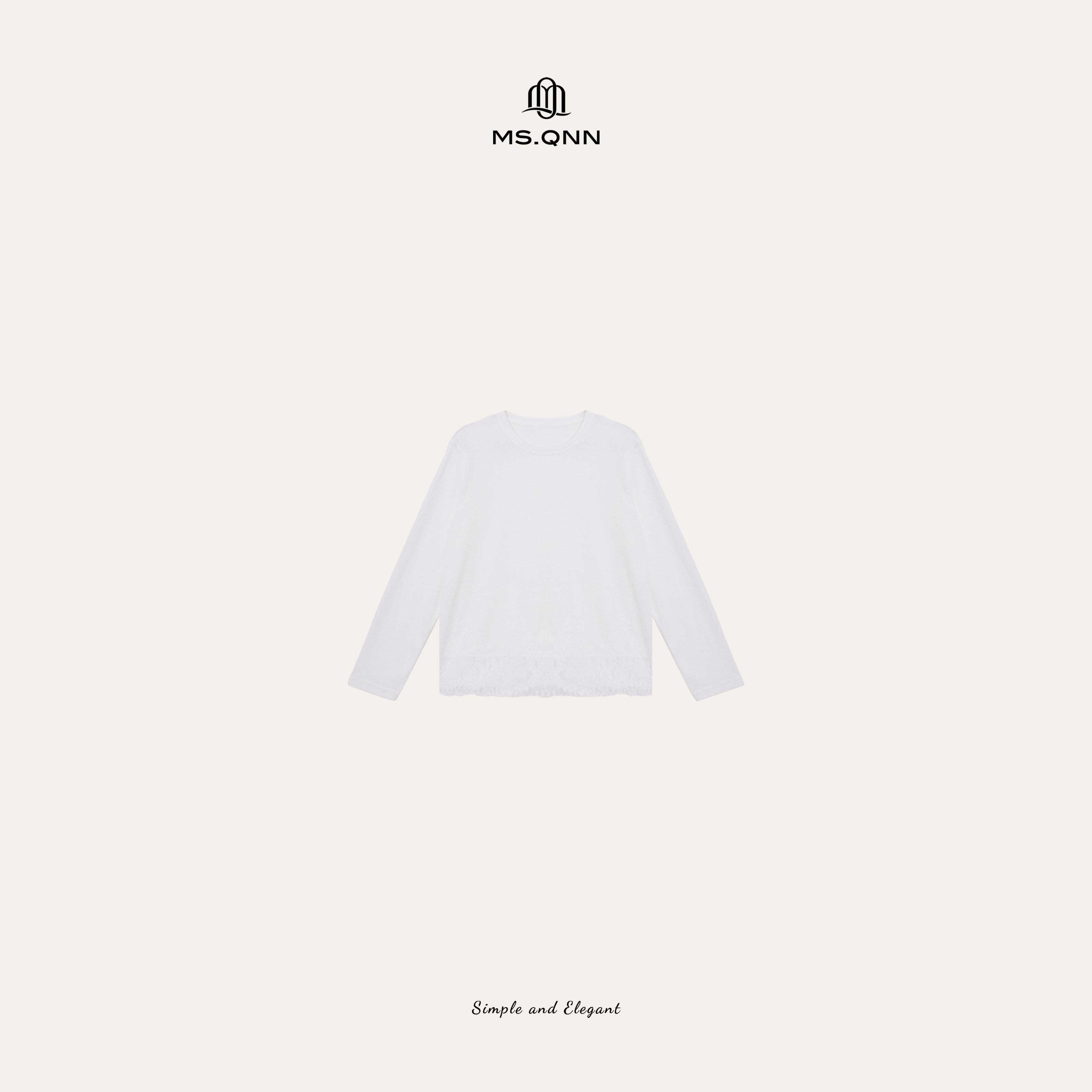 Q姐“秘境T”真丝亚麻棉质轻薄百搭设计感上衣 52T123 - 图2