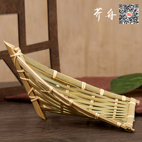 竹编制品小簸箕筲箕撮箕中式盘子创意餐具收纳筐日料托盘农家竹篮 - 图2