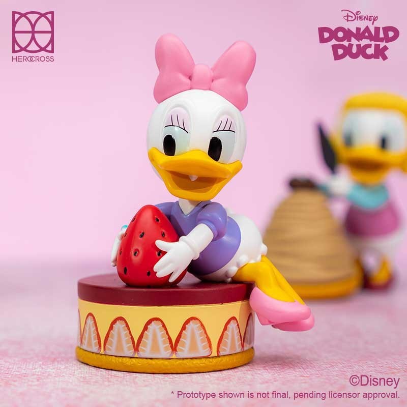 正版DONALD DUCK迪士尼唐老鸭糕点甜品系列盲盒手办精致可爱摆件-图1