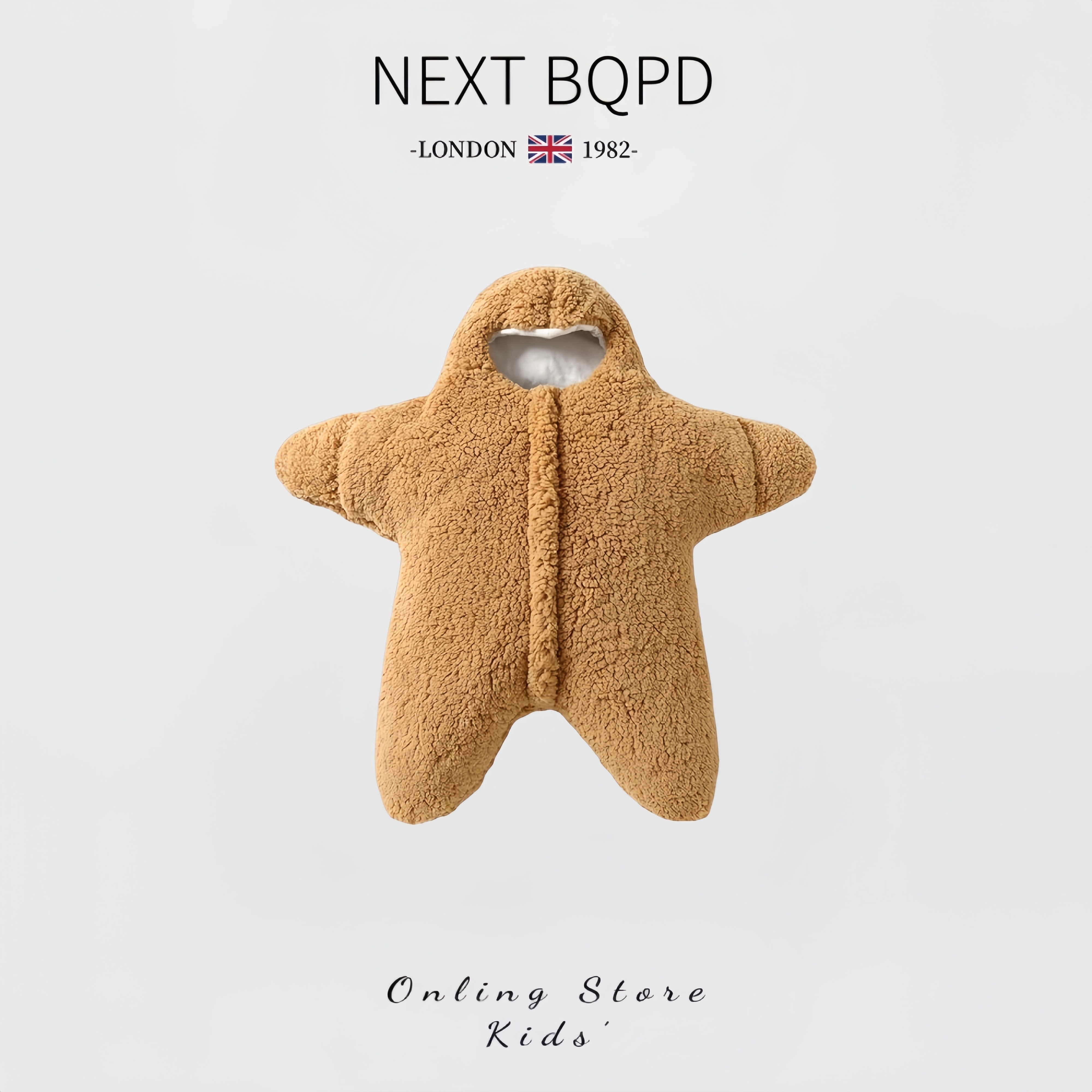 英国NEXTBQPD婴儿海星睡袋加厚派大星抱被秋冬新生儿宝宝防踢包被,淘宝优惠券,粉丝福利购,淘宝优惠卷