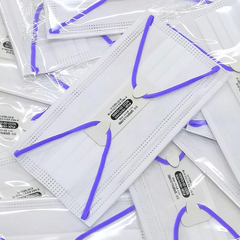 Disposable mask white female fashion black ear strap student male summer thin three layer protection independent packaging