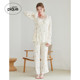 Gelato pique26 spring and summer new women's pajamas bow rabbit sleeves long with chest pad PWCT261290