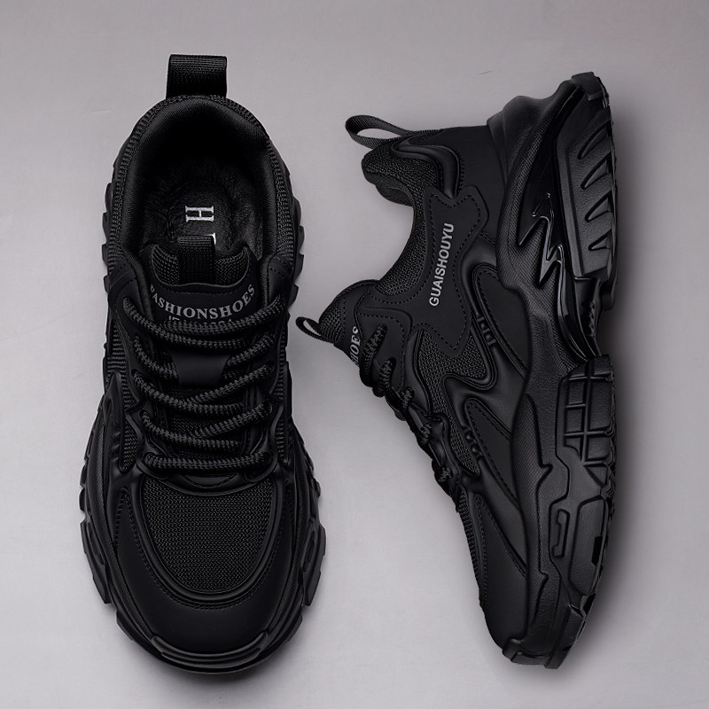 男鞋2026年春季新款潮流休闲跑步运动鞋子男士厚底百搭增高老爹鞋,淘宝优惠券,粉丝福利购,淘宝优惠卷