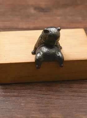 休闲小熊家居办公陪伴桌面小摆件