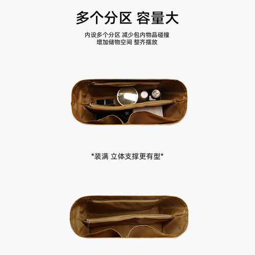 KI配件适用lv neverfull 内胆包杜邦纸托特包内胆带拉链超轻分隔 - 图3