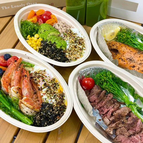 直边椭圆碗一次性餐盒椭圆减脂餐纸浆打包盒轻食沙拉水果学生饭盒 - 图0