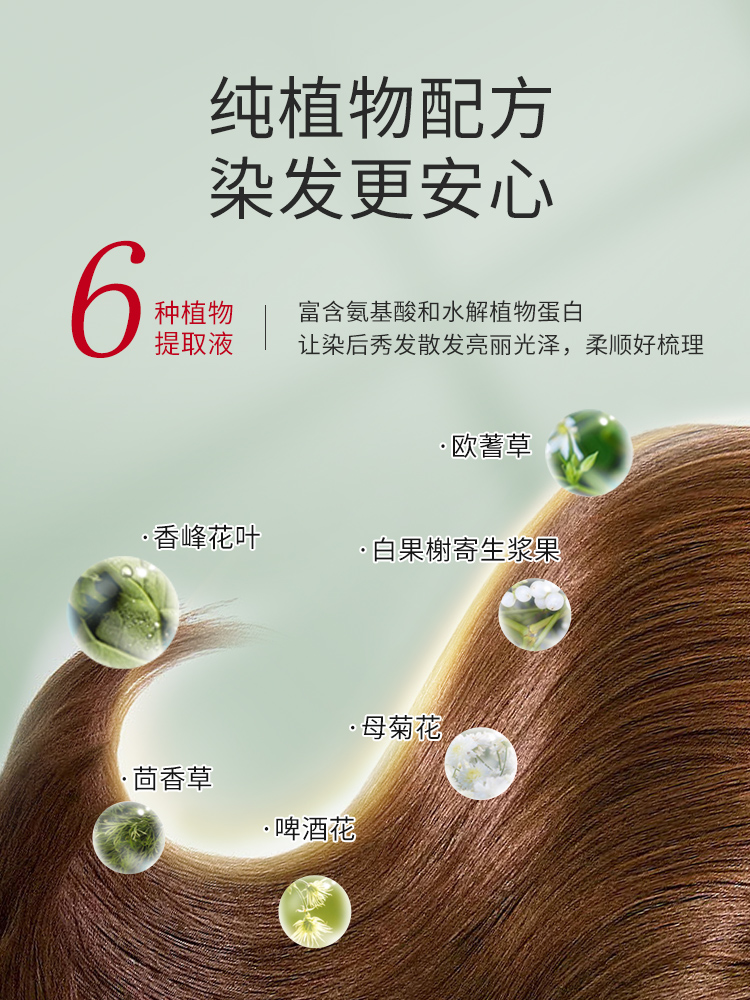 日本bigen可瑞慕黑色遮白染发剂 西选海外染发膏