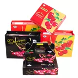 Вишнево -подарочная коробка для упаковки 2 Catties 3 Catties 4 Catties 5 Catties Упаковка вишня золотая упаковочная коробка для упаковочной коробки Отправить подарок пустой коробку