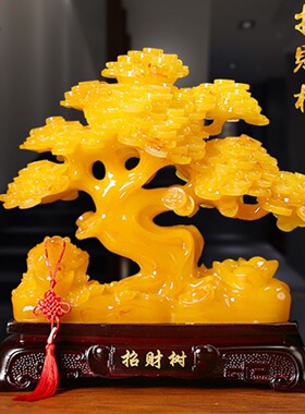 楚润工艺发财树摆件招装饰摆件