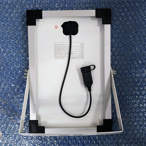 太阳能板6W6V摩拜单晶diy共享单车带稳压器5VUSB充电户外防水 - 图1