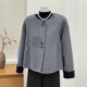 Middle-aged mother's autumn and winter woolen coat