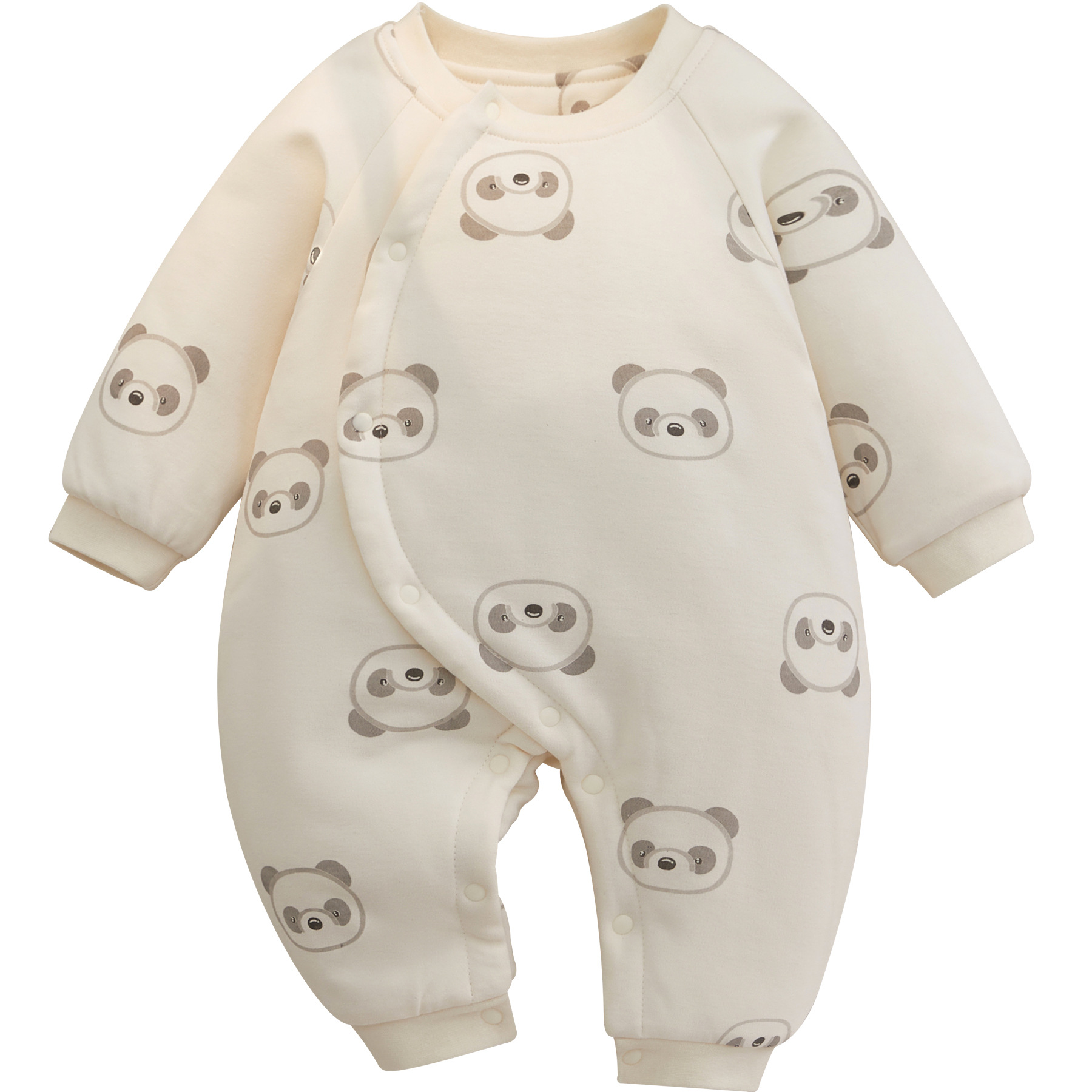 【三折专区】品牌折扣店撤柜秋冬季新生宝宝连体衣夹棉保暖外出服 - 图3