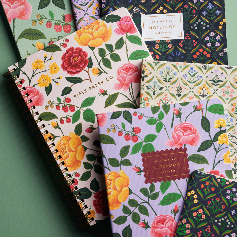 美国Rifle Paper CO.金属线圈横线笔记本可爱少女心简约ins风本子 - 图0