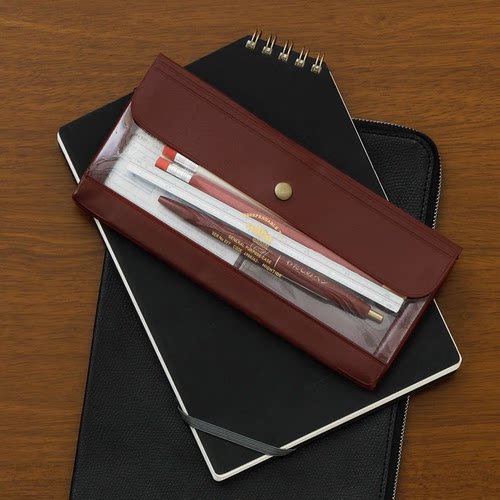 日本HIGHTIDE Nahe防水多功能收纳袋按扣资料袋透明视窗文件袋 - 图3