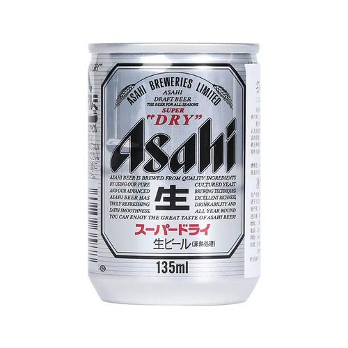 日本进口朝日啤酒ASAHI超爽型生啤酒迷你罐装135ml*24罐整箱清仓-图3