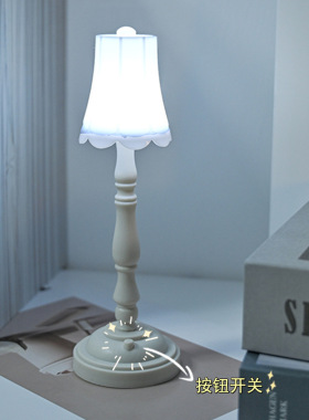 盲盒收纳展示复古小夜灯