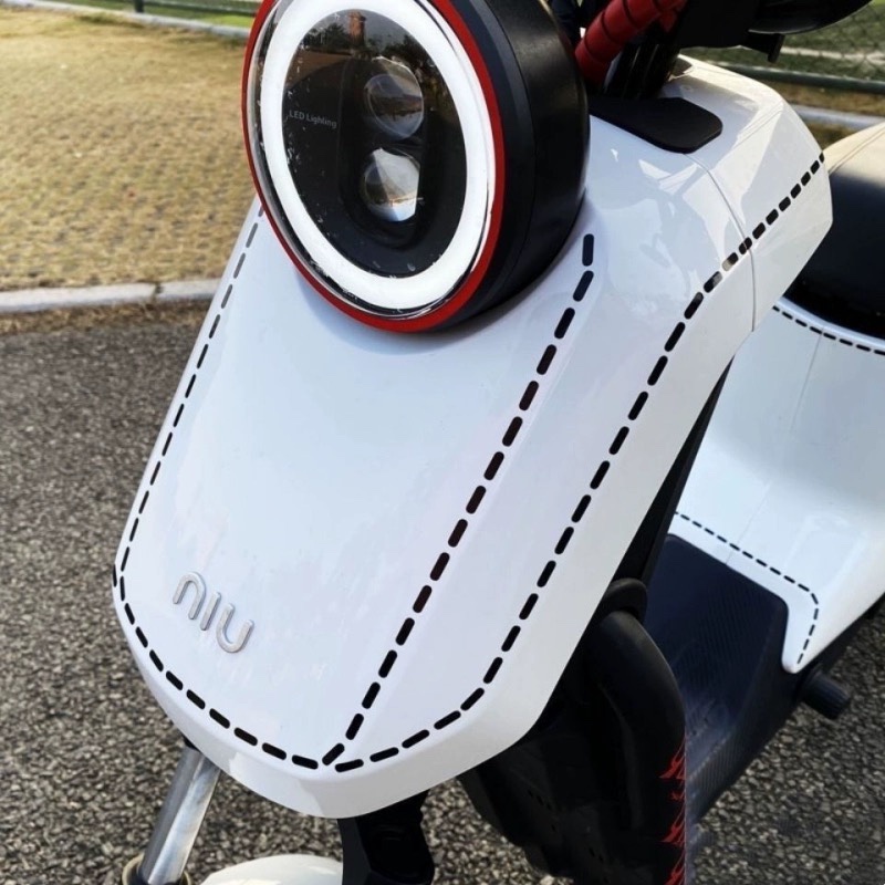 DIY虚线线条电动车装饰反光贴缝纫针迹摩托汽车创意个性改装防水 - 图0