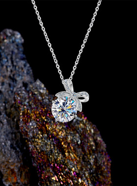 蝴蝶结项链女东大门项饰韩版锆石锁骨链小众设计感情侣送礼项链