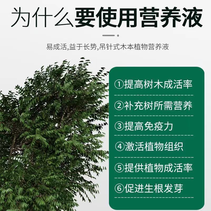 大树营养液吊针液输液复活树木移栽树苗果树通用激活液专用吊袋液,淘宝优惠券,粉丝福利购,淘宝优惠卷
