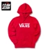 Áo len thể thao mới của Vans Fansi áo thun nam có mũ trùm đầu màu đen và trắng VN0A3TXKBLK / TXKWHT - Thể thao lông cừu / jumper áo hoodie gấu Thể thao lông cừu / jumper