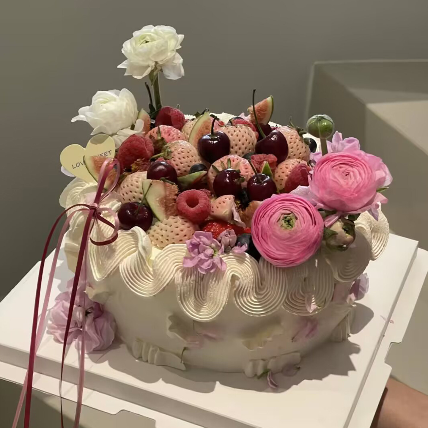 38女神节妈妈紫色生日蛋糕装饰配件MOM郁金香亚克力细丝带蝴蝶结,淘宝优惠券,粉丝福利购,淘宝优惠卷