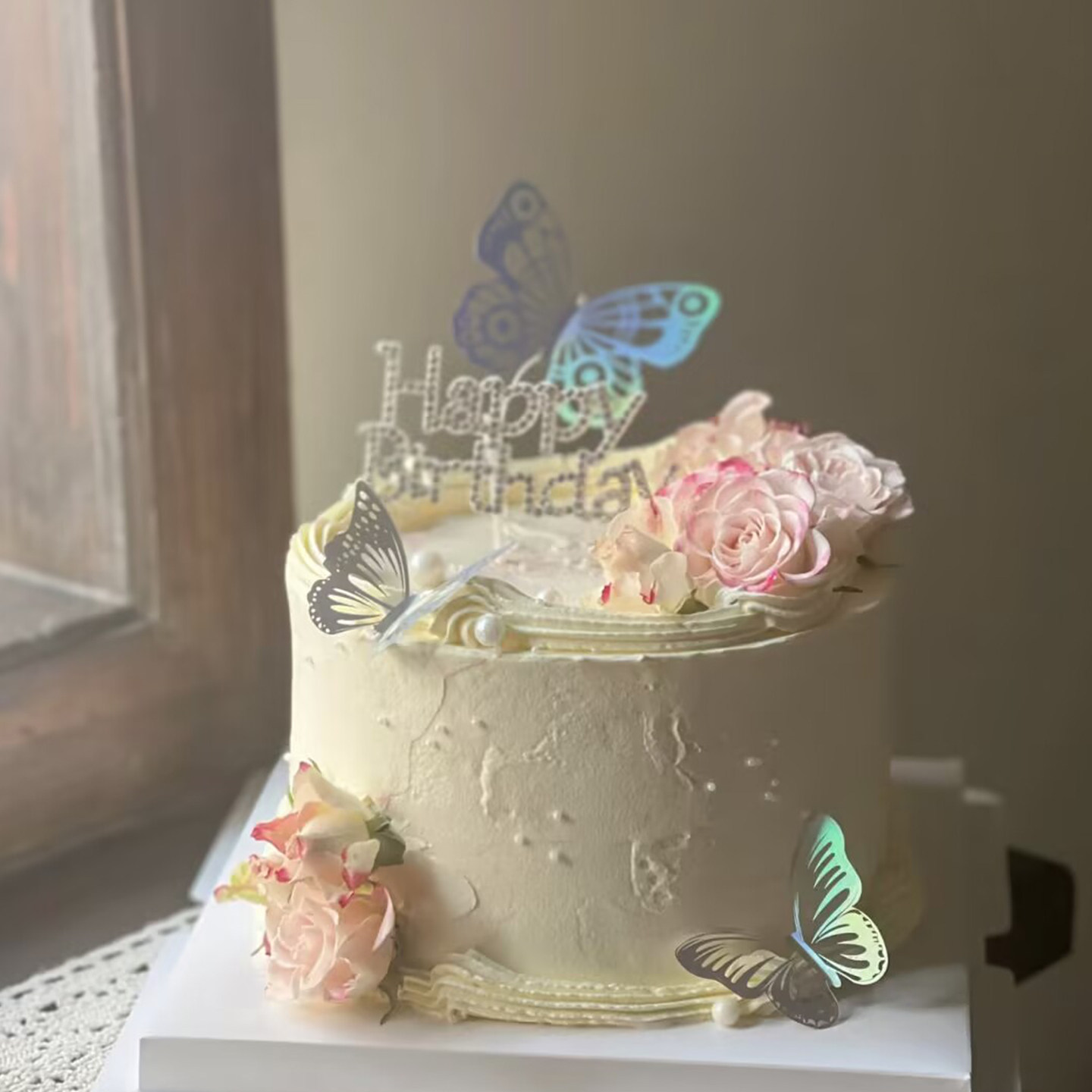 女神蝴蝶芭蕾舞风蛋糕装插件仙女细细丝带蝴蝶结蜡烛HB亚克力插牌,淘宝优惠券,粉丝福利购,淘宝优惠卷