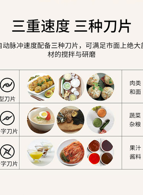 Hanil/韩国进口电动搅拌机绞肉家用电动小型多功能辅食料理机
