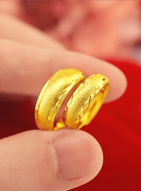 新款戒指仿真黄金好看高级感男女