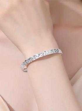 2025新款碎冰冰黄金色手镯