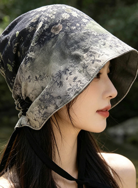 夏季透气显脸小废土风堆堆帽女