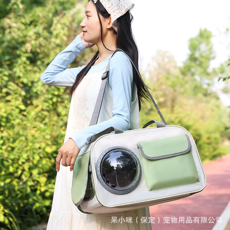 Cat Bag Cat Backpack Pet Space Capsule Car Hand-Body Crossbody Dog Large Capacity Breathable Cat Box Pet Bag