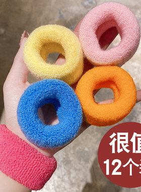 扎头发皮筋发圈高级感加粗头绳女
