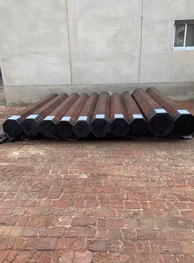 明清仿古家具黄花梨木八角顶梁柱中式红木家具仿古家具做旧玄关柜