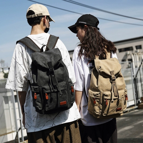 Ретро дорожный мужской тканевый ноутбук, школьный рюкзак для школьников, сумка через плечо, сумка для путешествий, подходит для студента