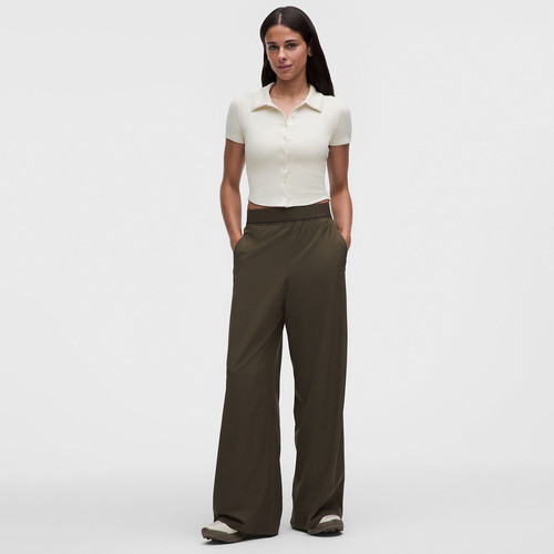 Button-Up 女士带领短袖衬衫丨lululemon丨LW3JF7S - 图0