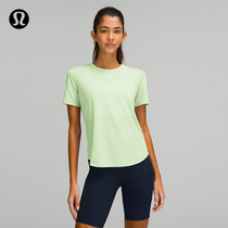 Lady Run and Train lady sports T-shirt * high neckline -- lululemon -- LW3EOGS