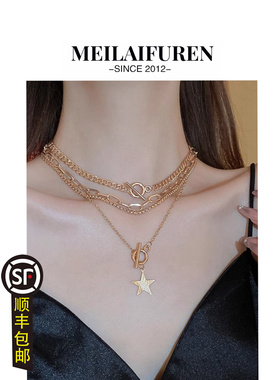 顺丰包邮精致百搭颈链情人节礼物