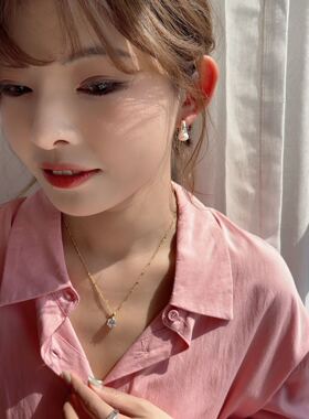 northday星光轻奢单钻锆石项链