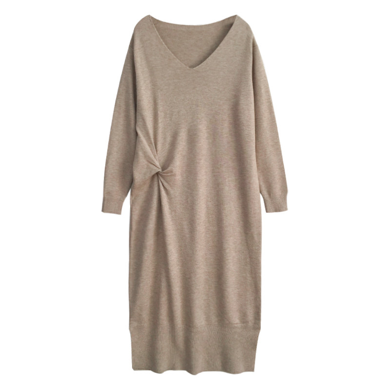 孕妇秋装遮肚不显怀气质减龄连衣裙 臻蒂美连衣裙