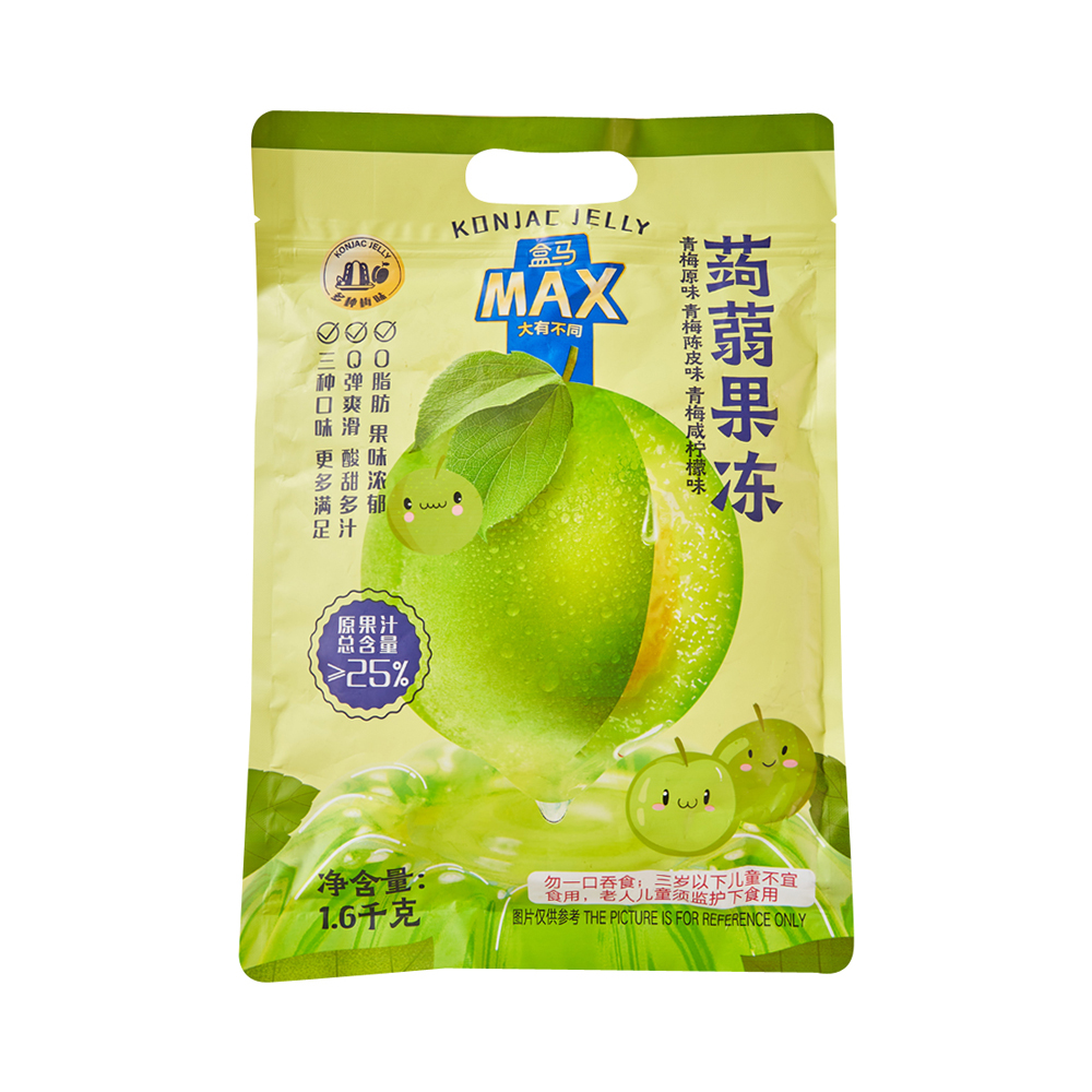 盒马MAX 蒟蒻果冻(青梅原味+青梅陈皮味+青梅咸柠檬味) 1.6kg - 图0