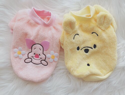 秋冬宠物衣服 Sweet Petco20050小猪小熊绒衣 - 图2