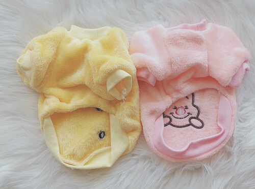 秋冬宠物衣服 Sweet Petco20050小猪小熊绒衣 - 图3