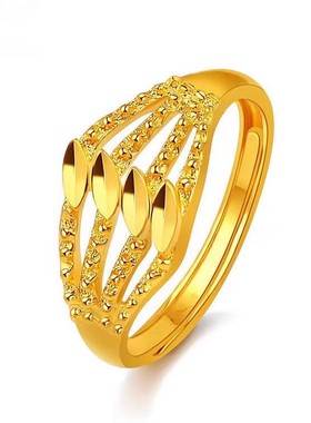 18K金爱心开口戒指在逃公主