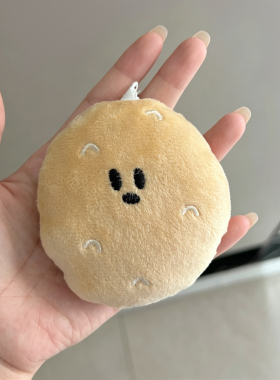 吱吱叫圆土豆毛绒包挂件