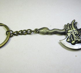 斧头挂件霸气雕刻工匠精神